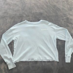 billabong blue long sleeve shirt